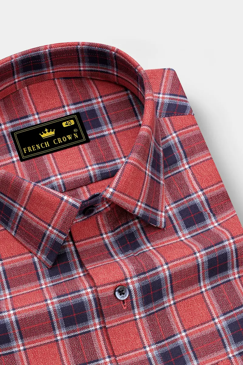 Geraldine Plaid Herringbone Shirt 2