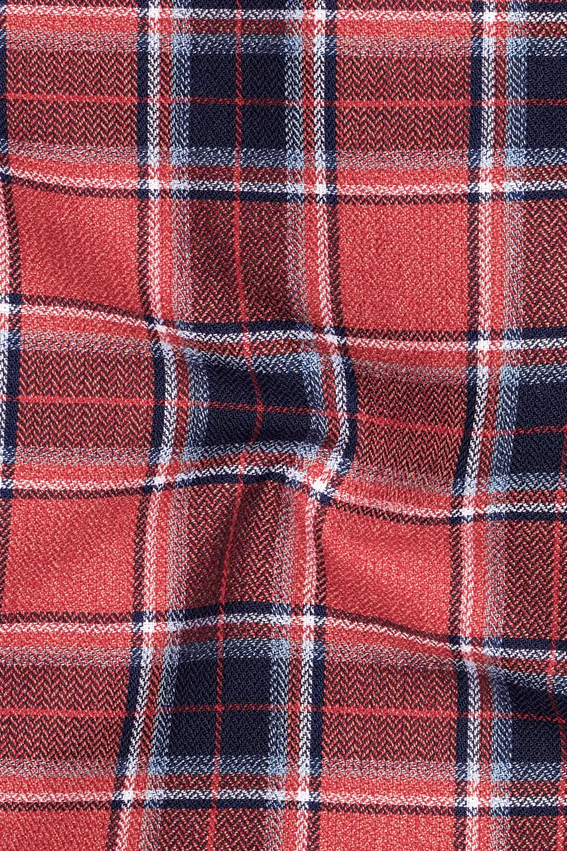Geraldine Plaid Herringbone Shirt 3