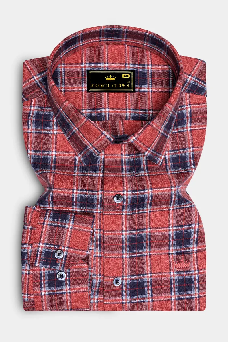 Geraldine Plaid Herringbone Shirt 4