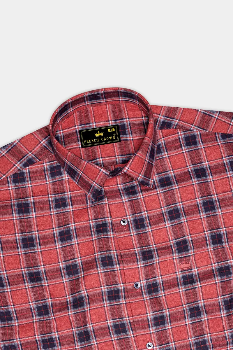 Geraldine Plaid Herringbone Shirt 5