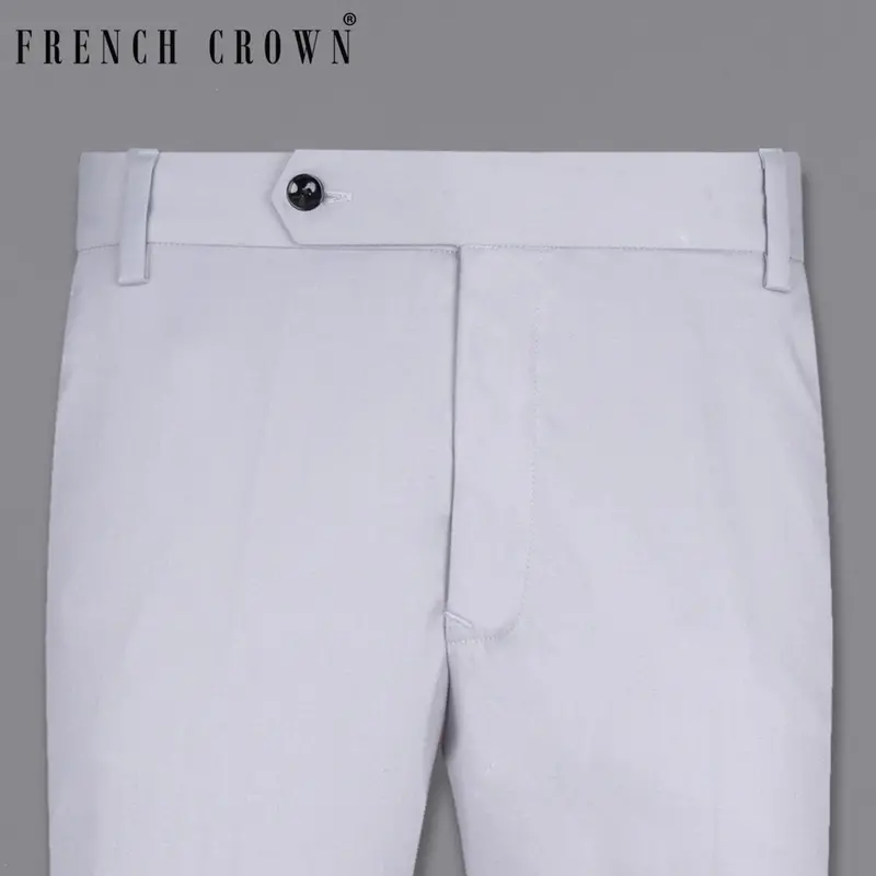 Ghost Gray Wool Rich Pant 1