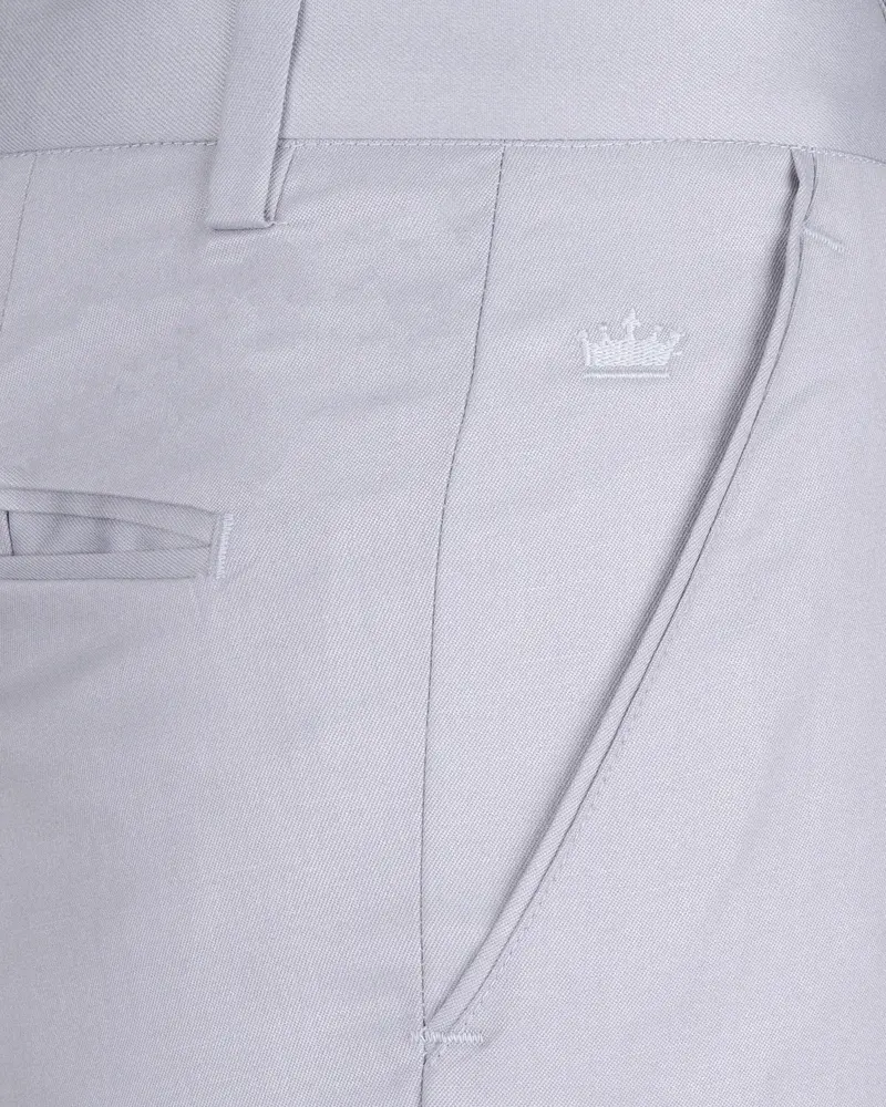 Ghost Gray Wool Rich Pant 5