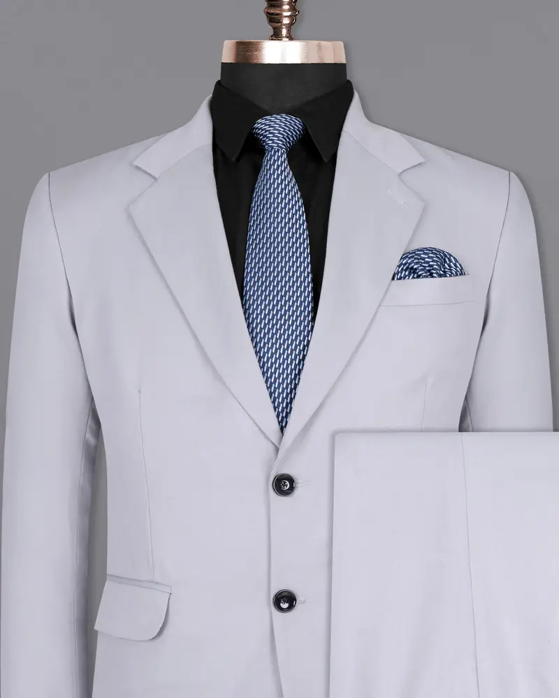 Ghost Gray Wool Rich Suit 2