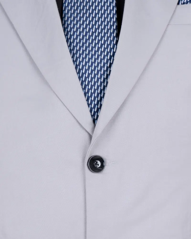 Ghost Gray Wool Rich Suit 6