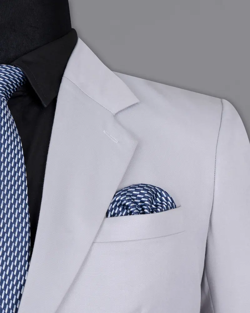 Ghost Gray Wool Rich Suit 7