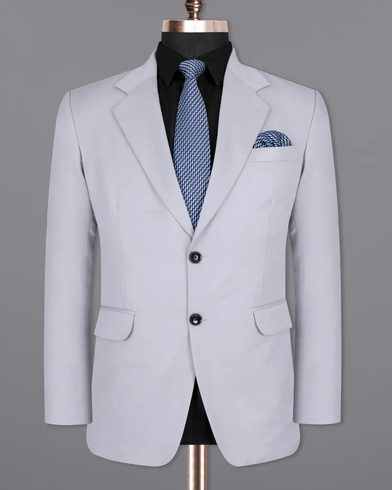 Ghost Gray Wool Rich Suit 8