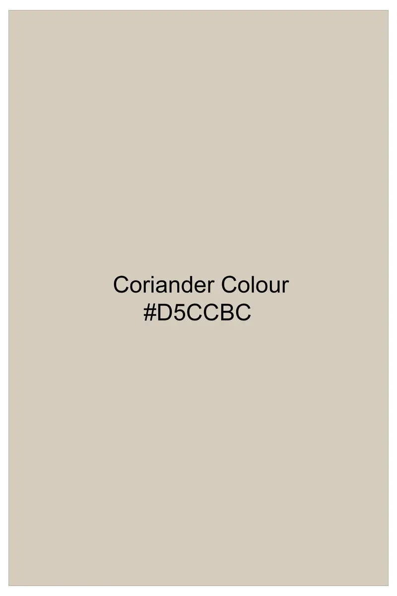 Ginger Glow-Coriander Cream Printed Super Soft Premium Cotton Dress Shirt 6