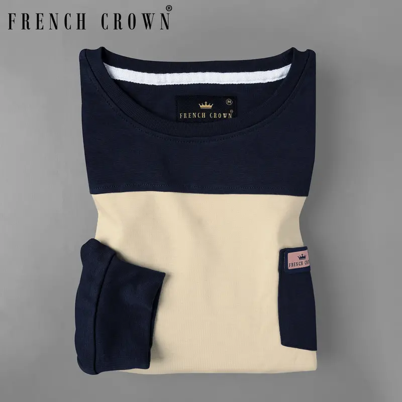 Givry With Mirage Blue Full Sleeve Premium Cotton Jersey Sweatshirt 1