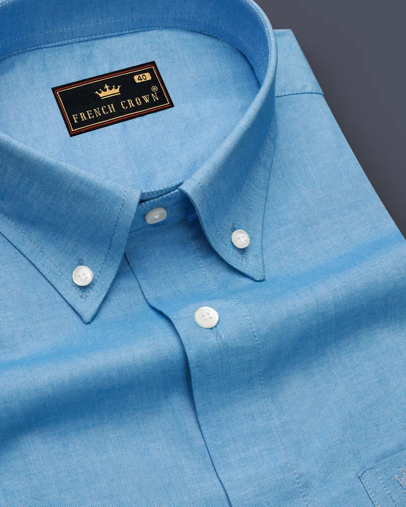 Glacier Blue Royal Oxford Shirt 1