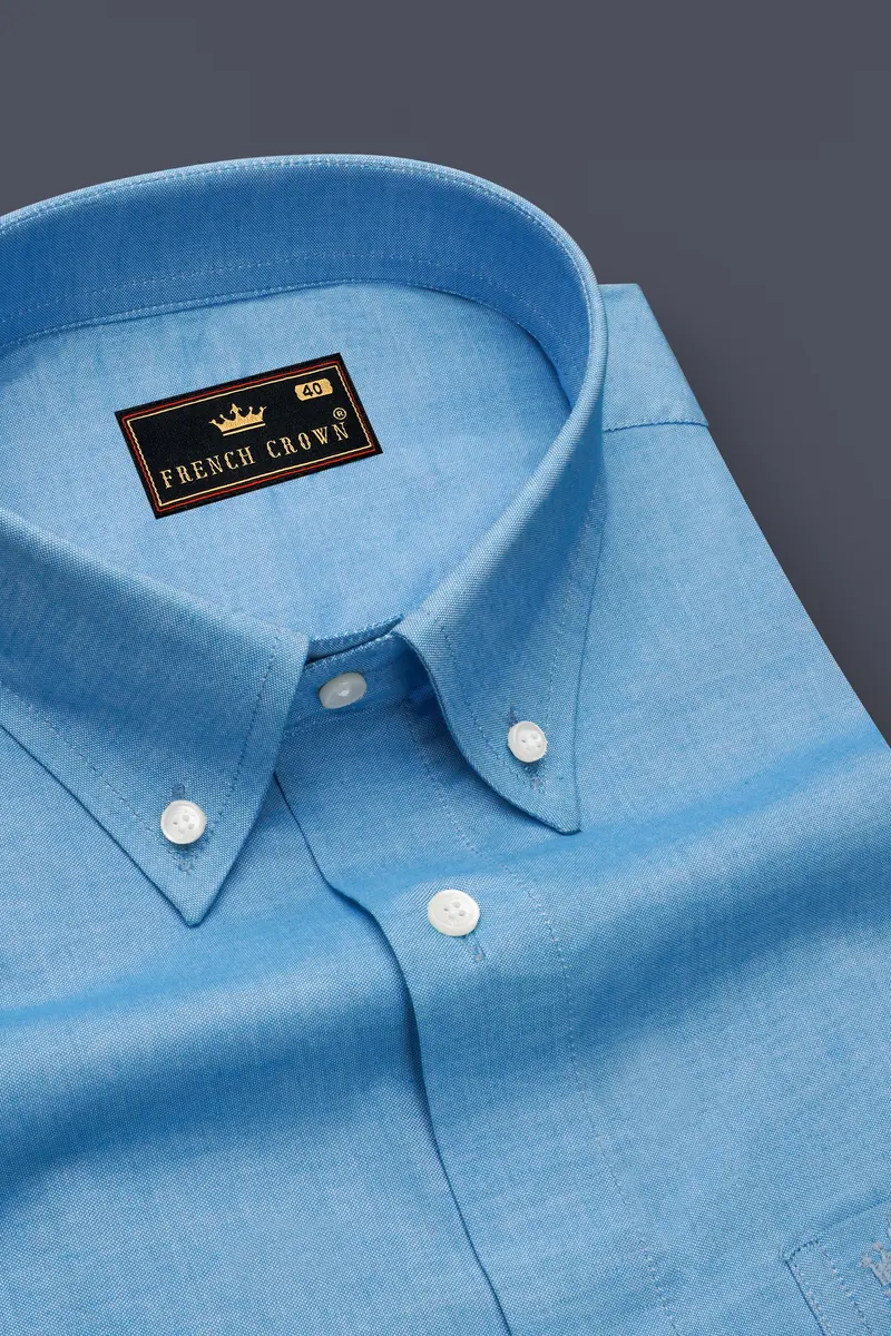 Glacier Blue Royal Oxford Shirt 2