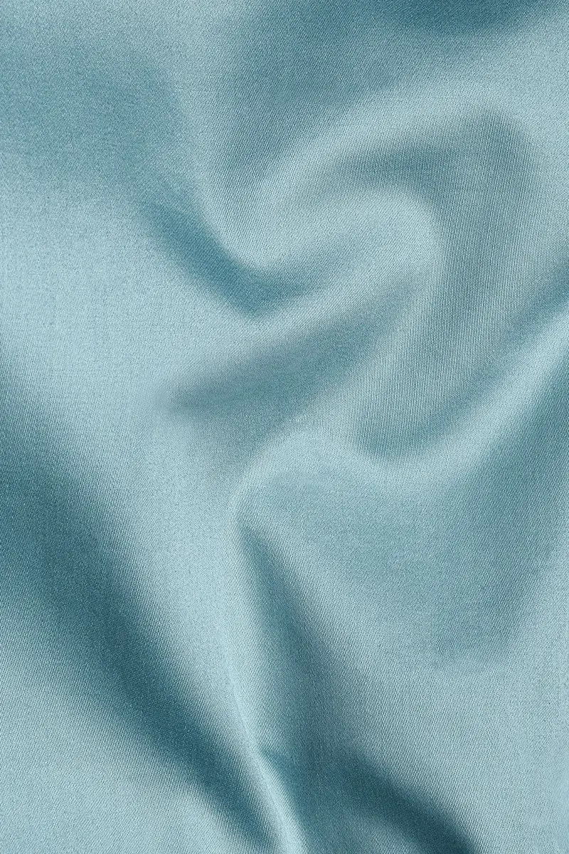 Glacier Blue Subtle Sheen Super Soft Premium Cotton Kurta 3