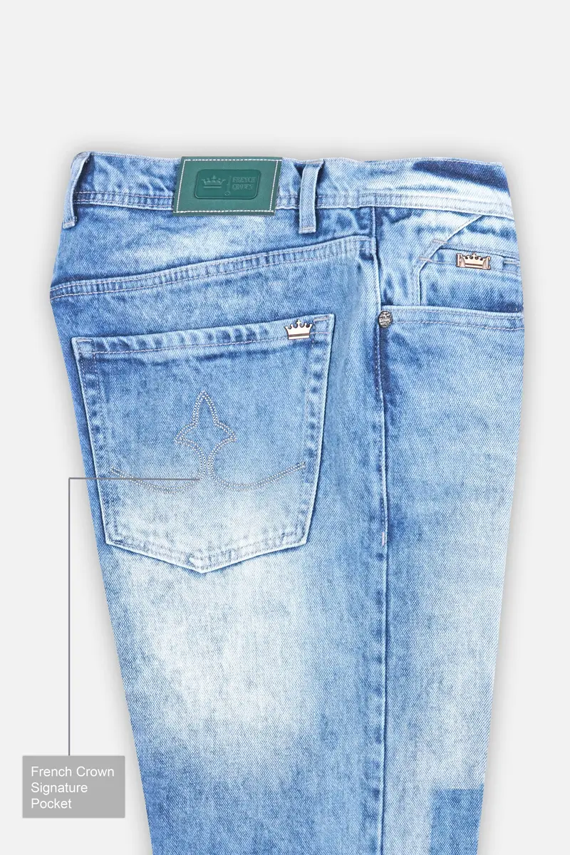 Glacier Blue Washed Denim 7