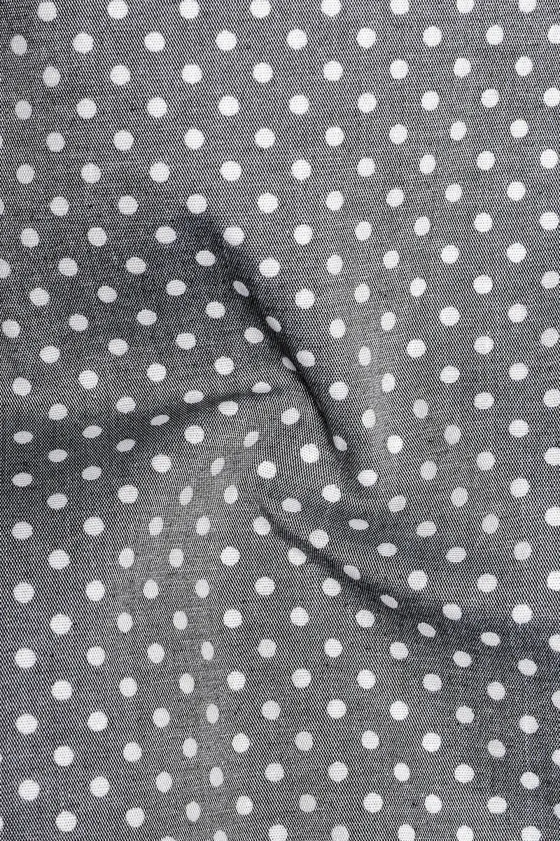 Glintar-Venus Gray Printed Chambray Premium Cotton Dress Shirt 3