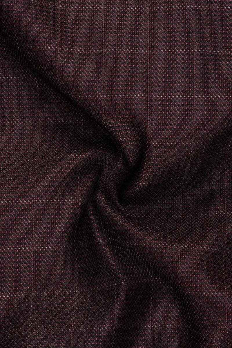 Gondola Brown Checkered Wool Rich Pant 3
