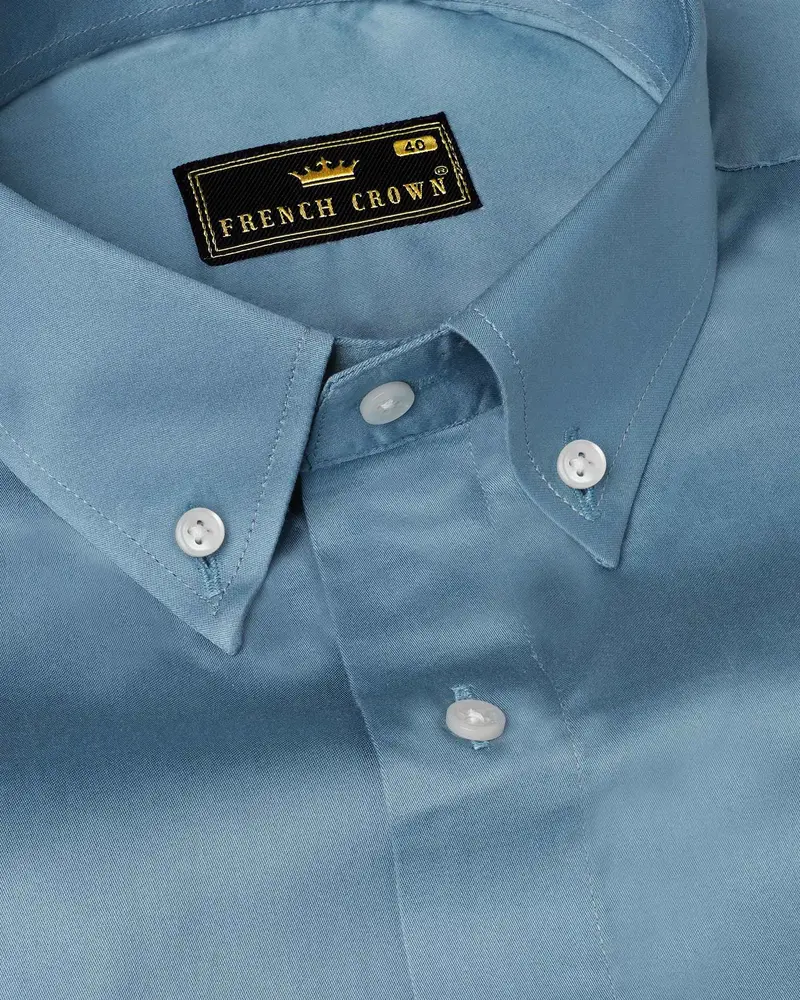 Gothic Blue Super Soft Premium Cotton Shirt 1
