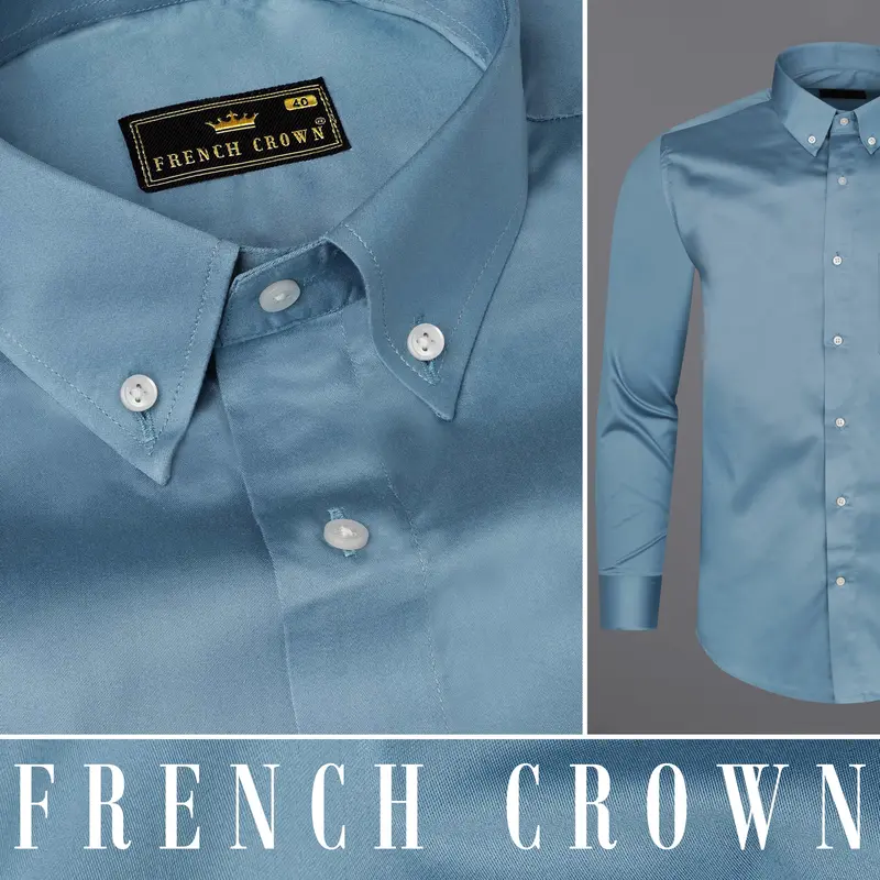 Gothic Blue Super Soft Premium Cotton Shirt 10