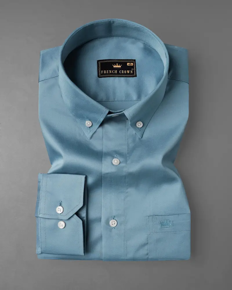 Gothic Blue Super Soft Premium Cotton Shirt 3