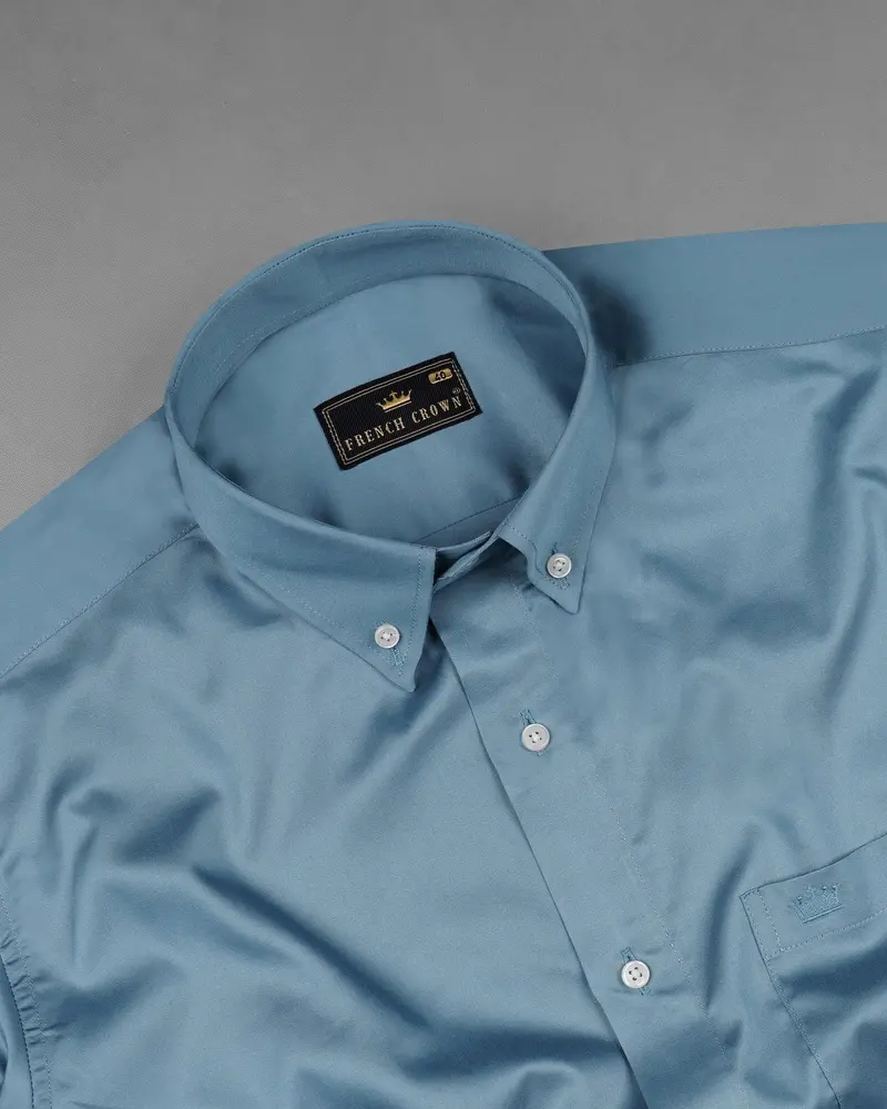 Gothic Blue Super Soft Premium Cotton Shirt 4