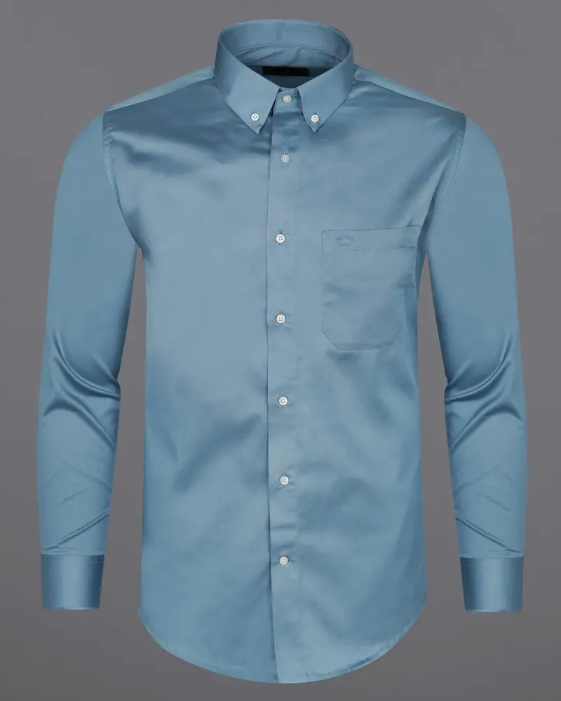 Gothic Blue Super Soft Premium Cotton Shirt 5