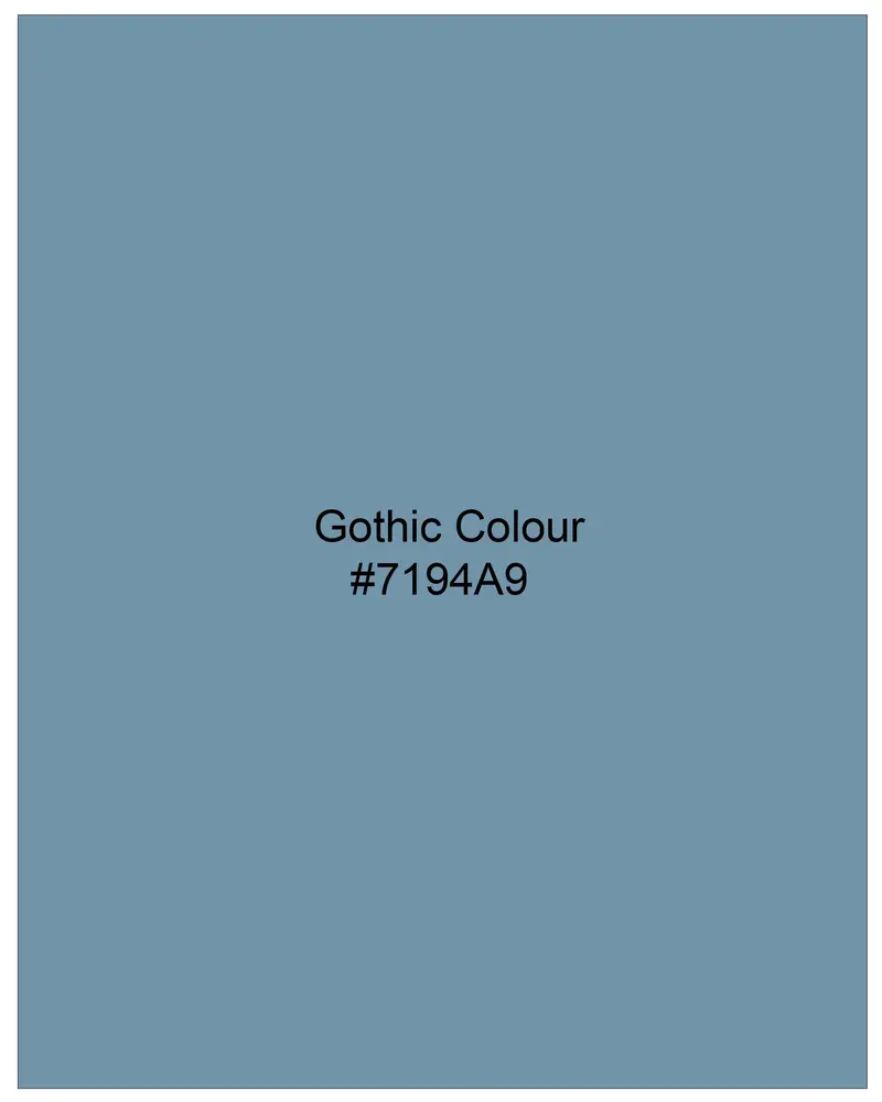 Gothic Blue Super Soft Premium Cotton Shirt 8