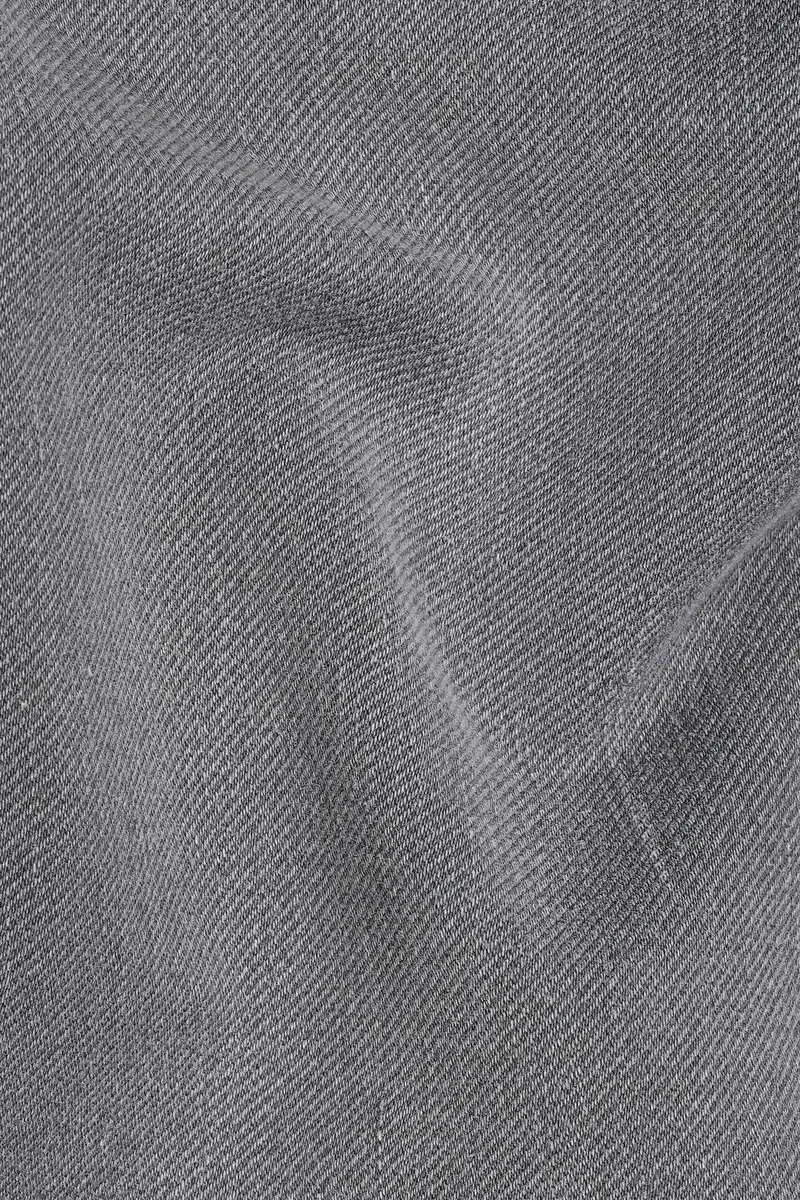 Granite Gray Whiskering Wash Denim 3