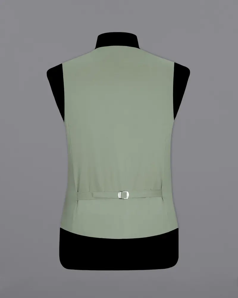 Granite Green Stretchable Premium Cotton Traveler Waistcoat 6