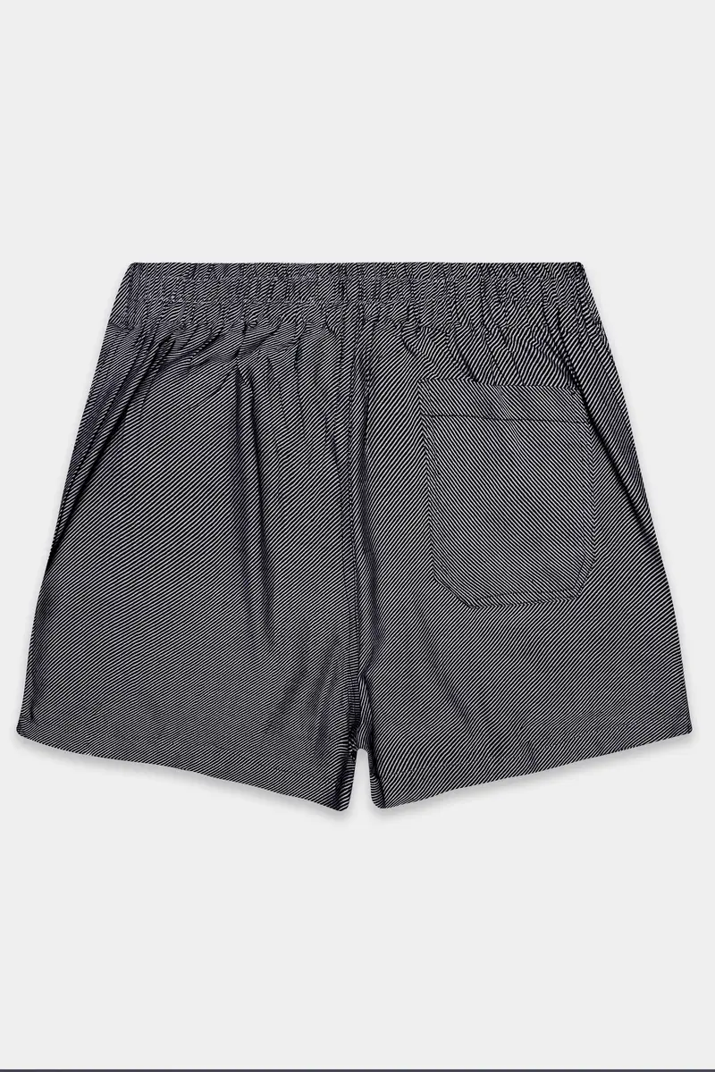 Granite-Iridium Gray Textured Flannel Premium Cotton Boxer 6