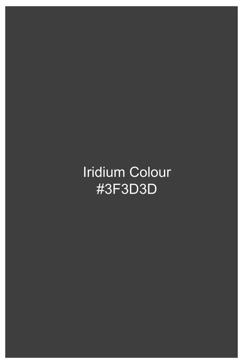 Granite-Iridium Gray Textured Flannel Premium Cotton Boxer 7
