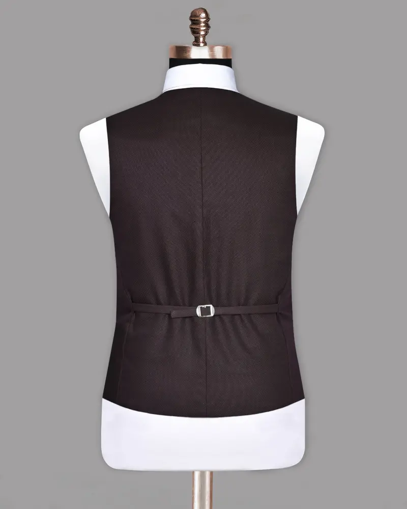 Grape Textured Premium Cotton Waistcoat 5