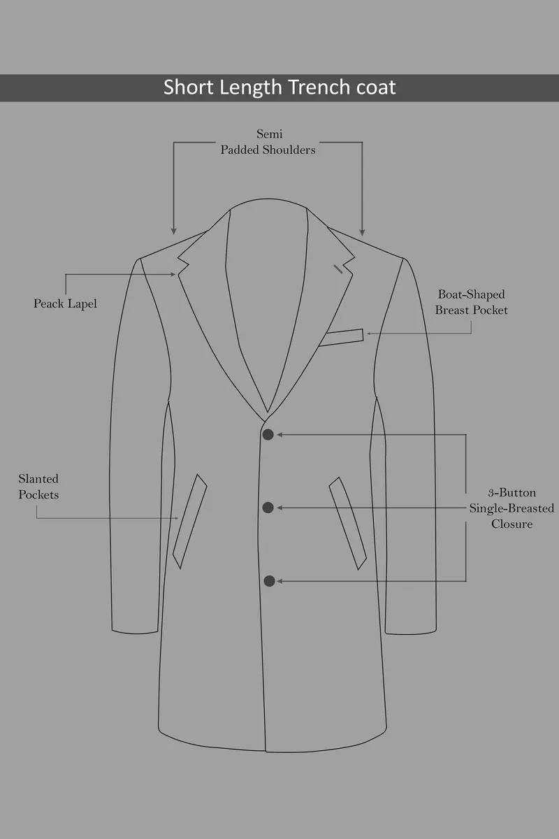 Graphite-Metallic Gray And Tuatara Gingham Plaid Tweed Single Breasted Overcoat 10