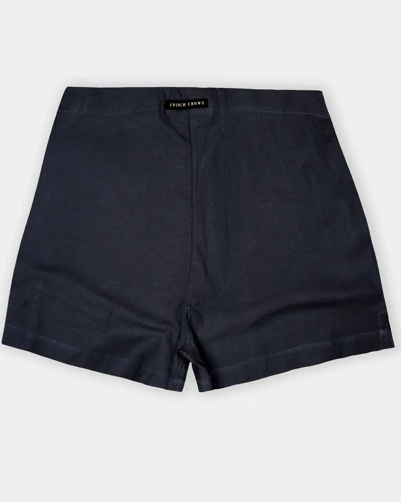 Graphite-Zeus Gray Solid Oxford Premium Cotton Boxer 1