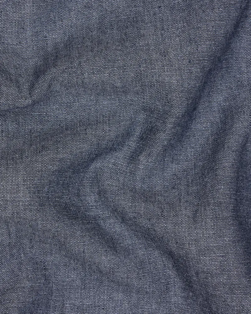 Gravel Gray Luxurious Linen Shirt 2