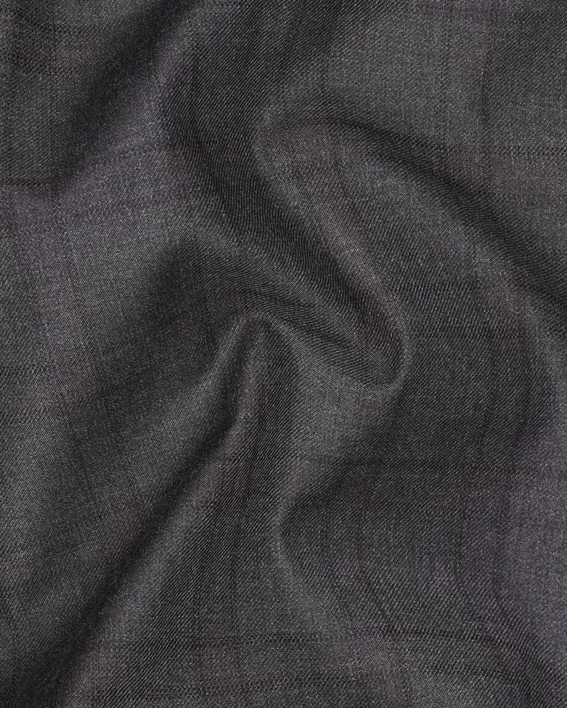 Gravel Gray Plaid Pant 3
