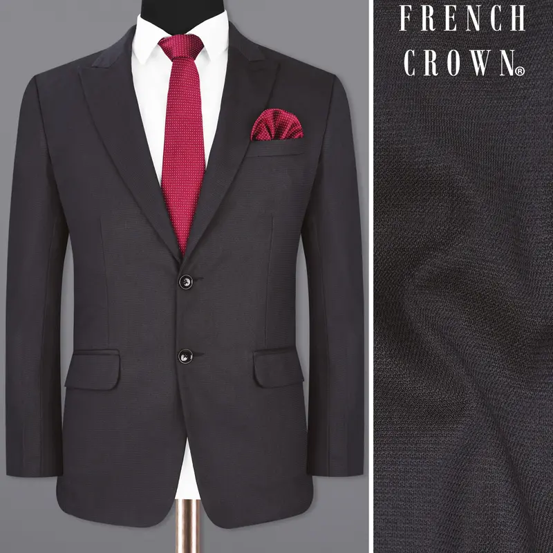 Gravel Gray Single Breasted Blazer 1