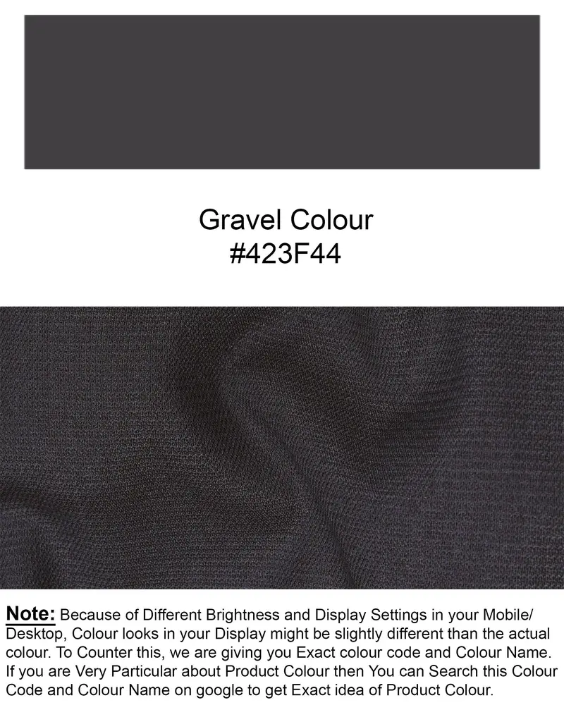 Gravel Gray Single Breasted Blazer 10