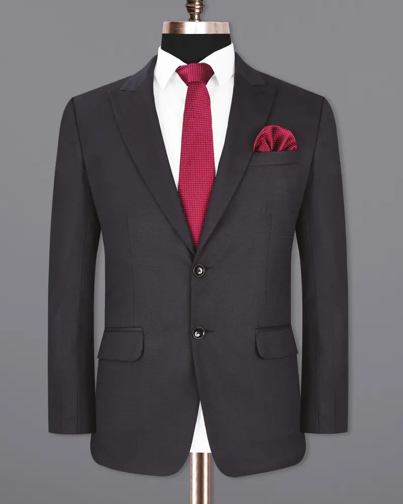 Gravel Gray Single Breasted Blazer 7