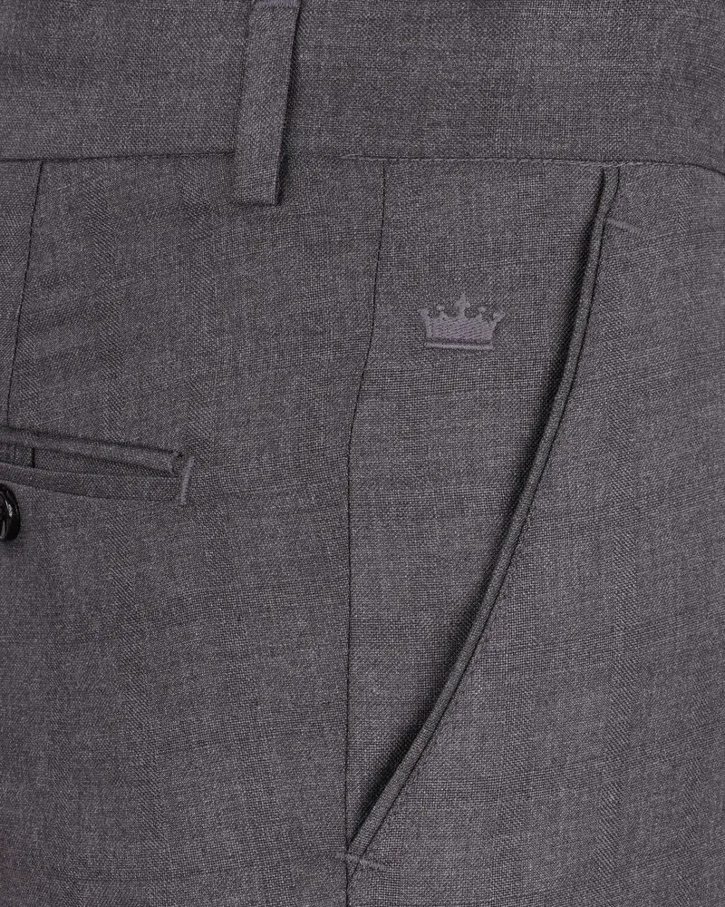 Gravel Gray Single Breasted Suit 14