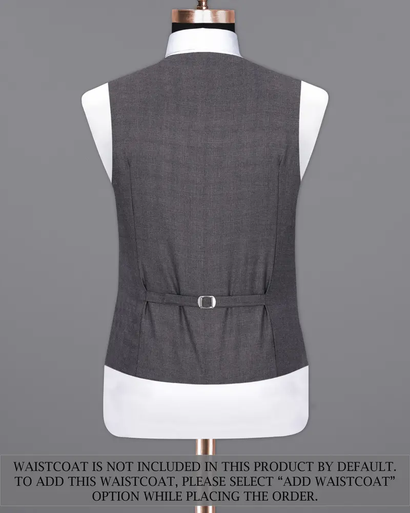 Gravel Gray Single Breasted Suit 16