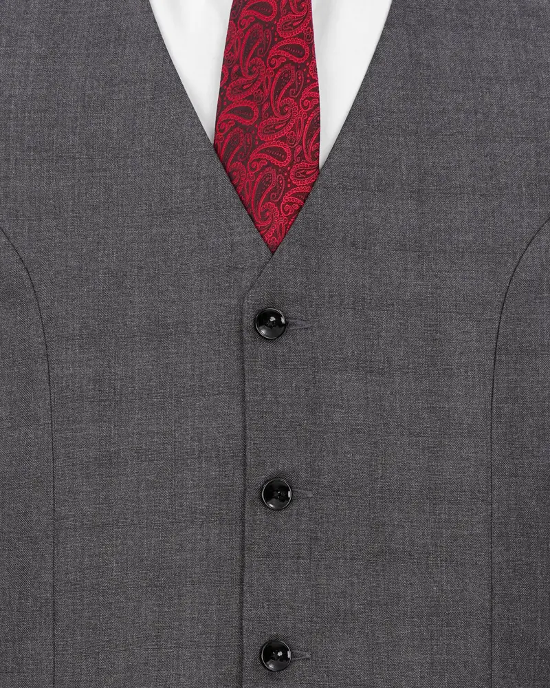 Gravel Gray Single Breasted Suit 18