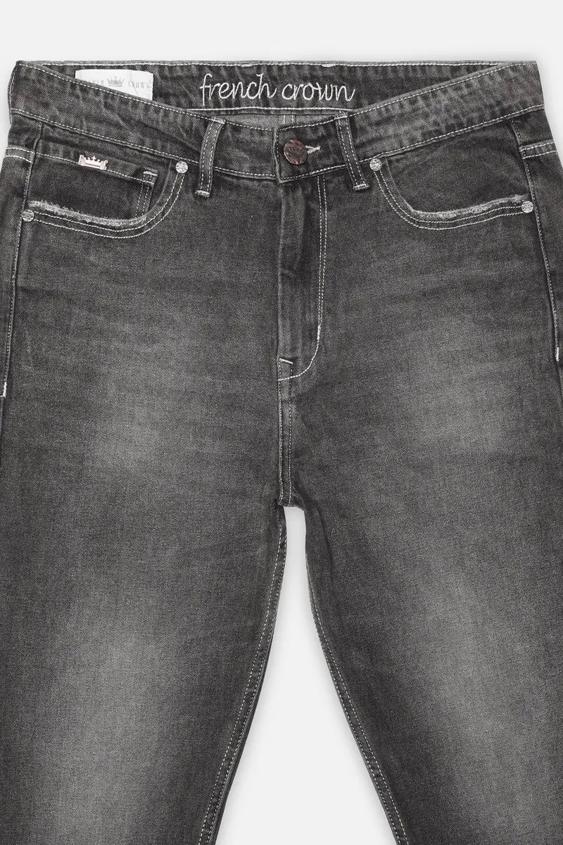 Gravel Gray Stone Wash Denim 4