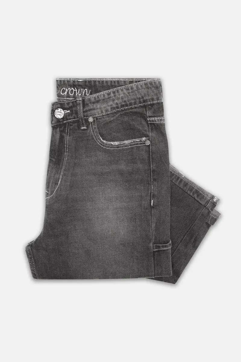 Gravel Gray Stone Wash Denim 5