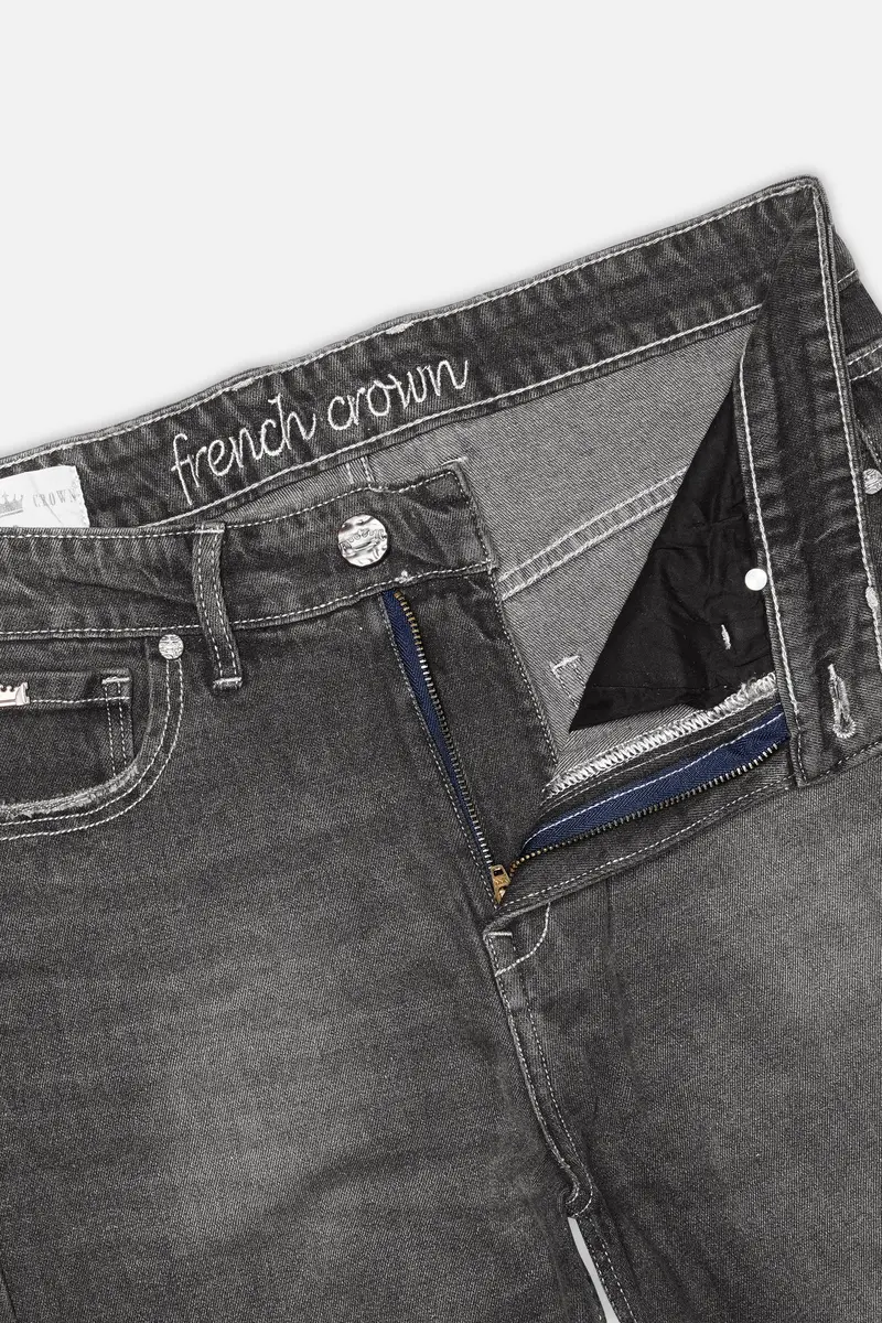 Gravel Gray Stone Wash Denim 6