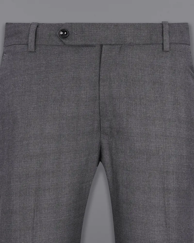 Gravel Gray Textured Pant 2