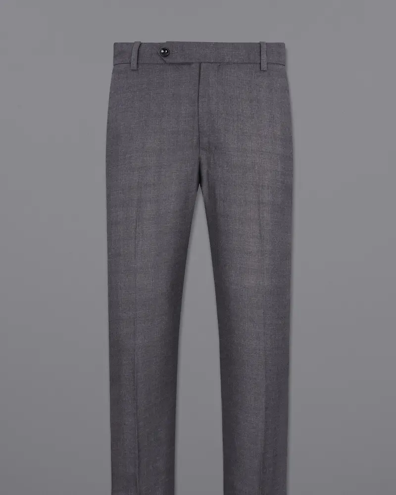 Gravel Gray Textured Pant 4