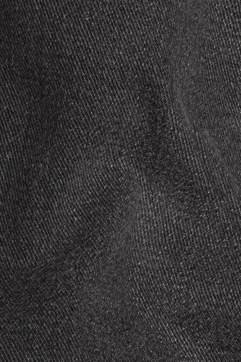 Gravel Gray Whiskering Wash Mildly Distressed Denim 3