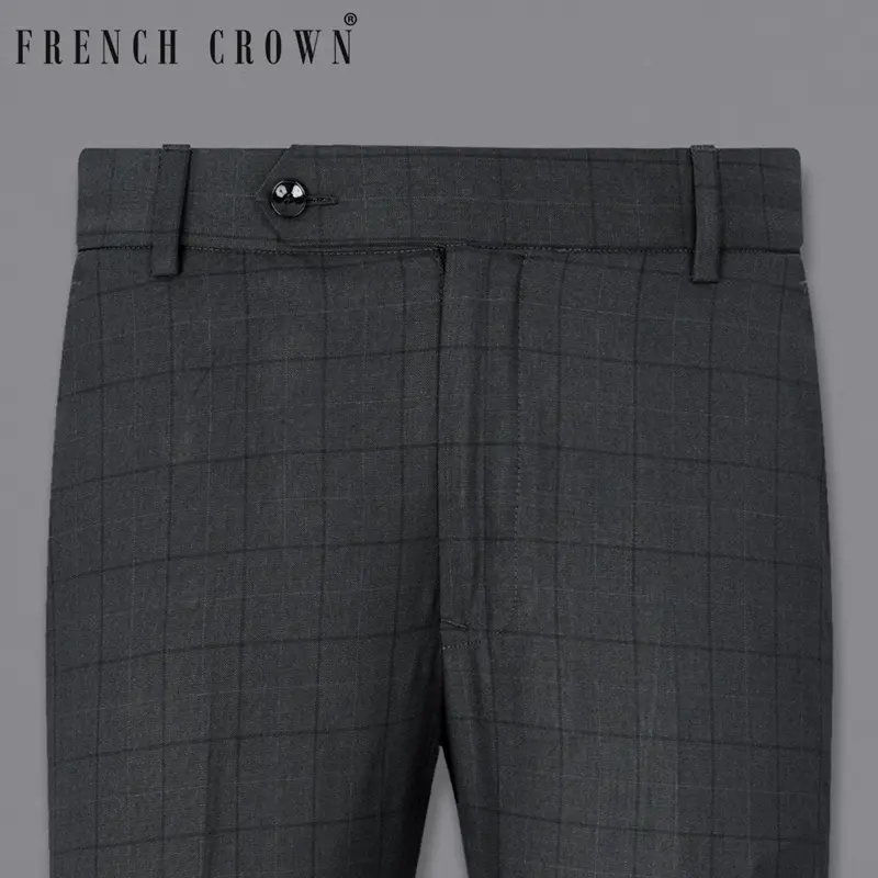 Gravel Grey With Zeus Textured Pant 6