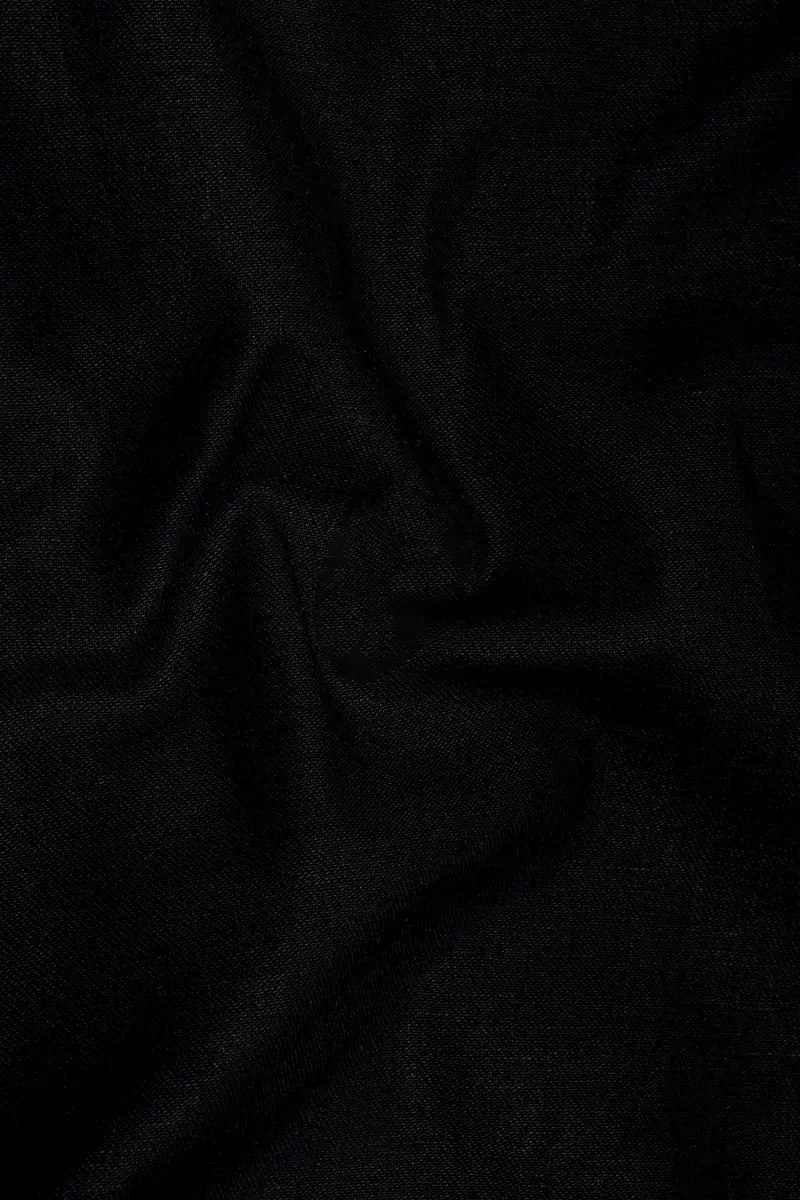 Grease Black Luxurious Linen Shirt 2