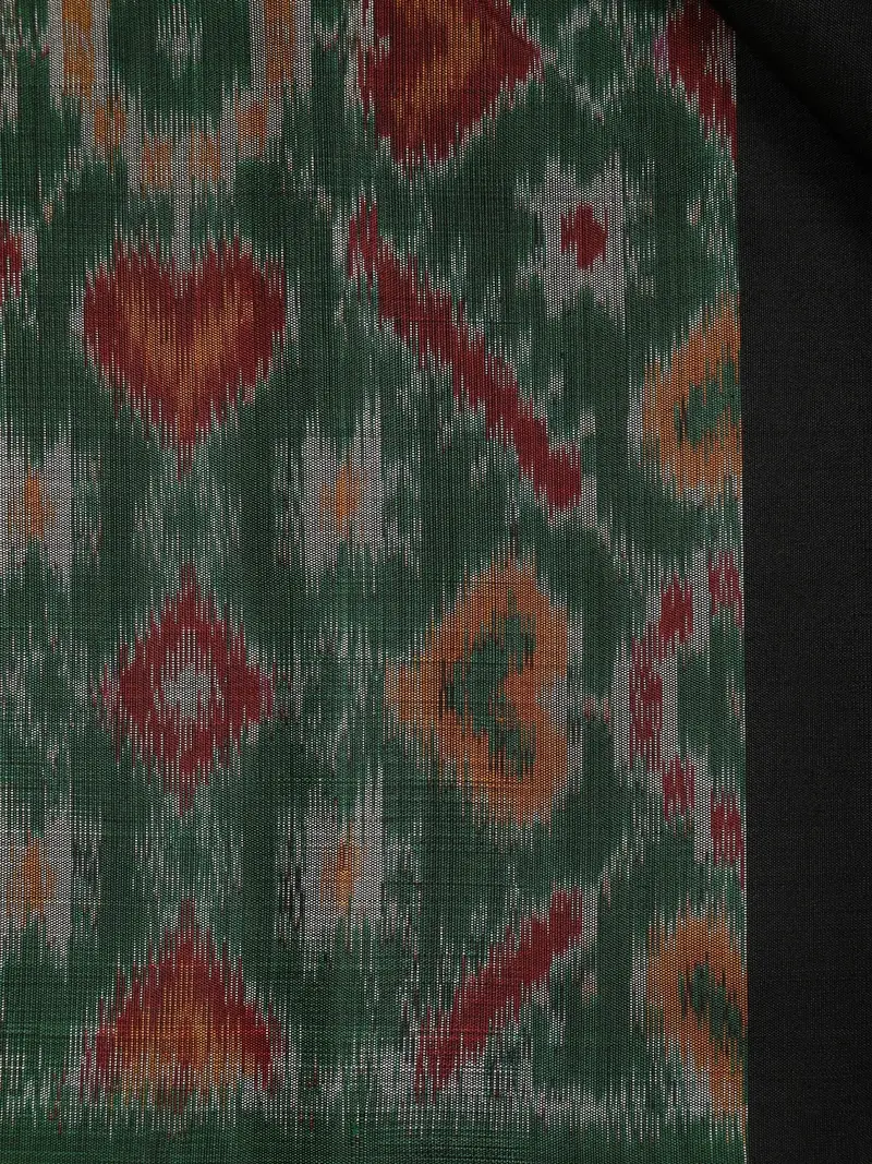 Green Floral Woven Pure Kanchipuram Silk Saree 2