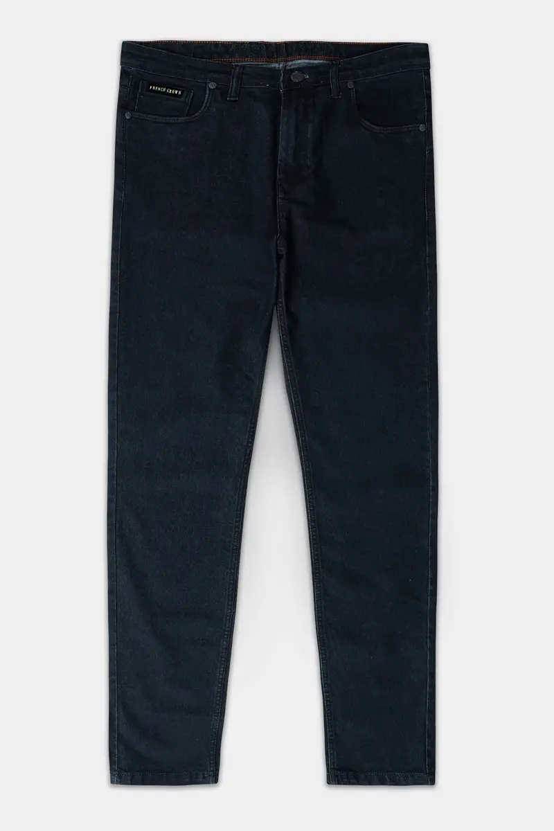 Greenish Shark Gray Rinsed Clean Look Stretchable Denim 2