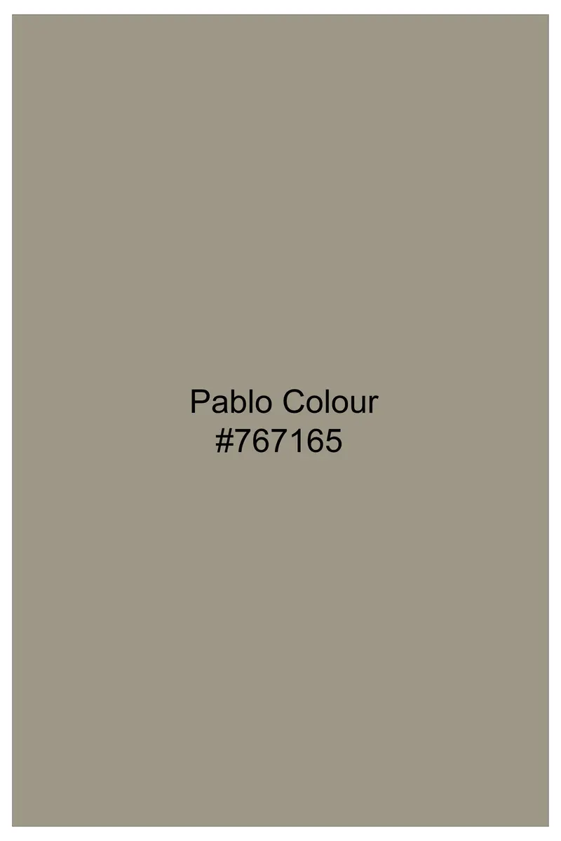 Grevino-Pablo Brown Luxurious Linen Stretchable Waistcoat 5